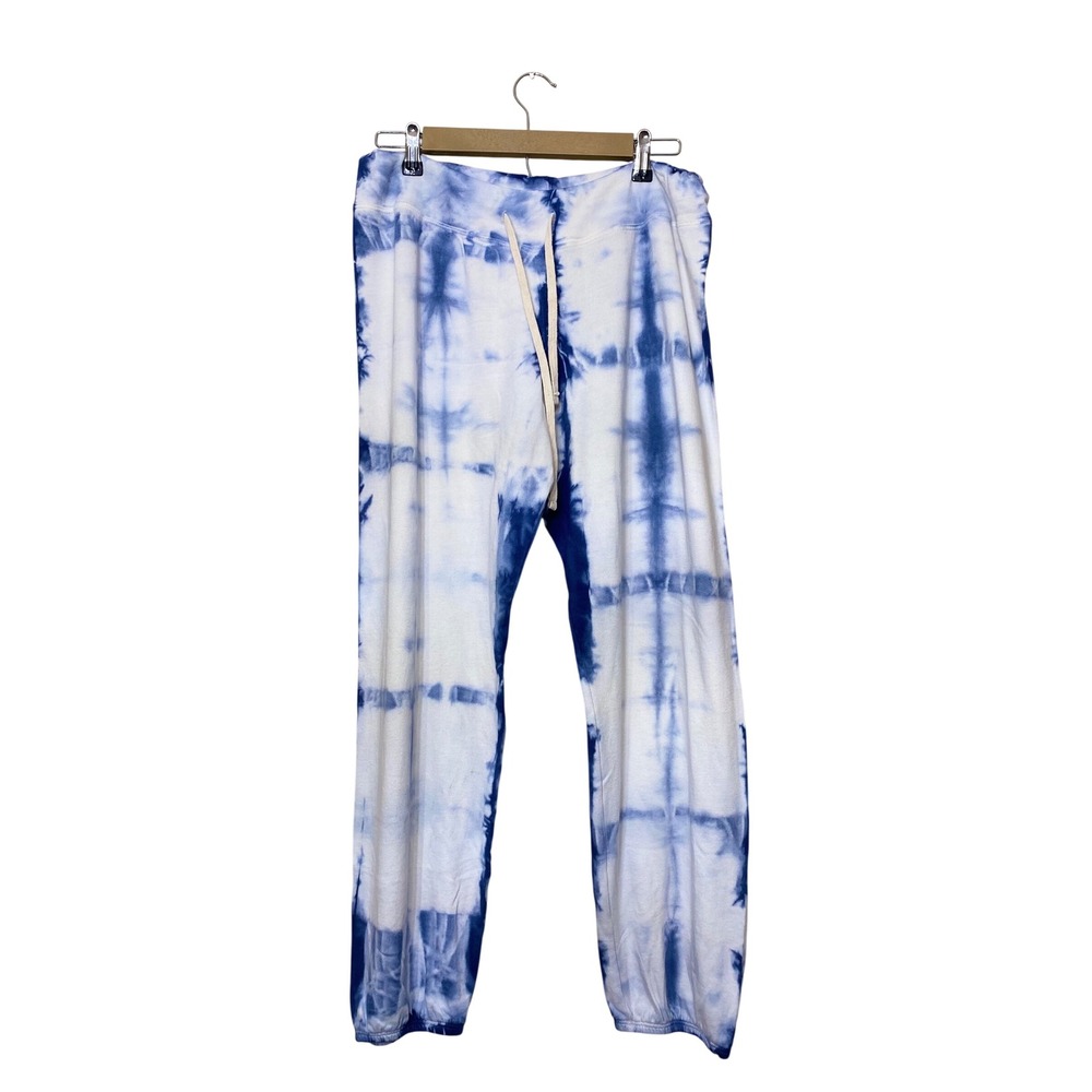 Sundry Blue White Tie‎ Dye Sweatpants Joggers Womens Size 3 Loungewear